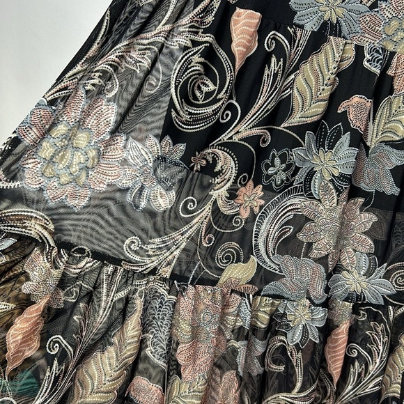 Lavish Sheer Maxi Skirt - Picture 4 of 10